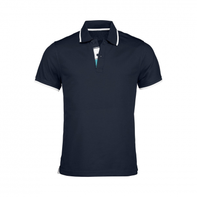 Polo contrasté ambulancier homme| Sanipod