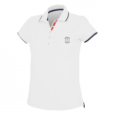 Polo femme contrasté ambulancier | Sanipod