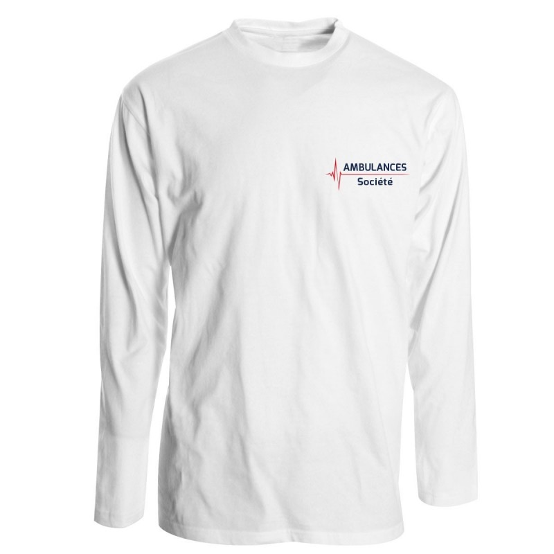 T-shirt manches longues ambulancier | Sanipod