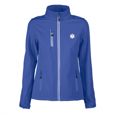 Softshell femme zip contrasté femme ambulancier | Sanipod