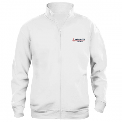 Veste molleton zippée ambulancier | Sanipod