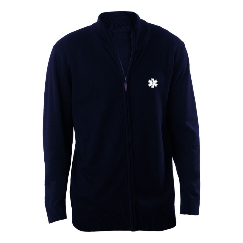 Veste en maille zippée ambulancier | Sanipod