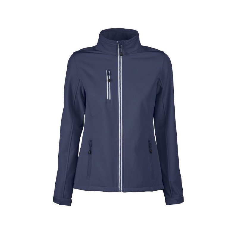 Softshell femme zip contrasté femme ambulancier | Sanipod
