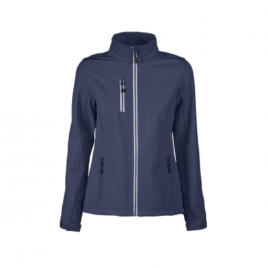 Softshell femme zip contrasté femme ambulancier | Sanipod