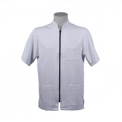 Tunique médicale zipée homme