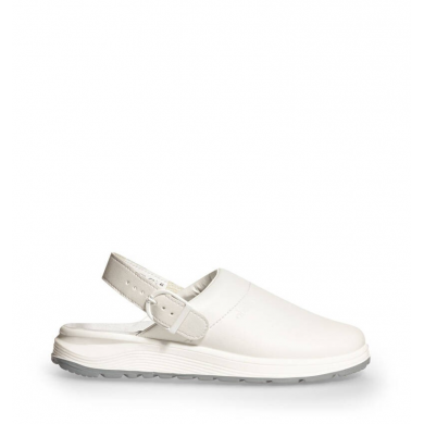 Active clog blanc avec fermeture à boucles - Abeba | Sanipod