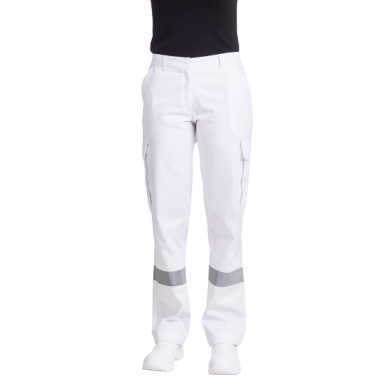 Pantalon ambulanciere bandes reflechissantes - Femme