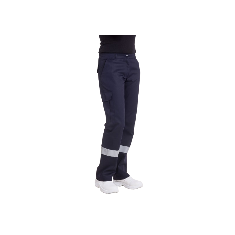 Pantalon ambulanciere bandes reflechissantes - Femme