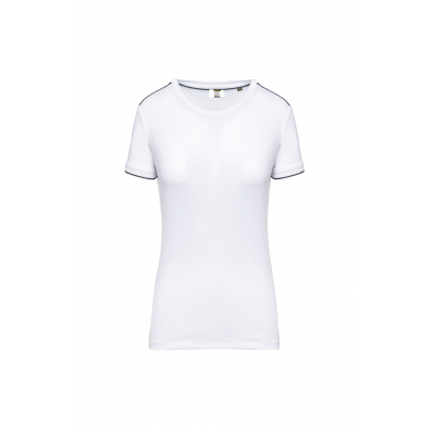 T-shirt liserés contrastés ambulancier femme | Sanipod