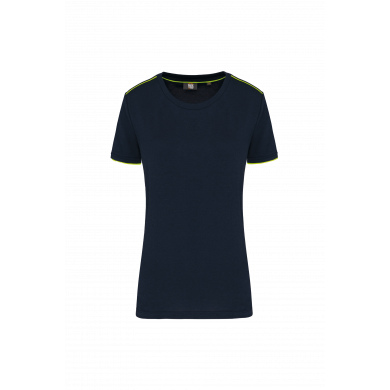 T-shirt liserés contrastés ambulancier femme | Sanipod