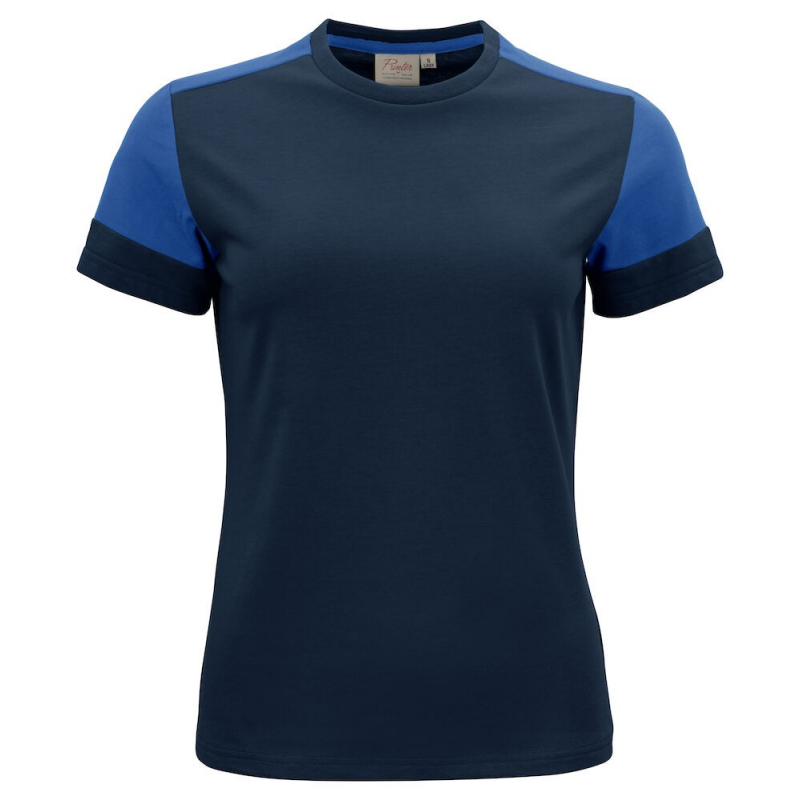 T-shirt femme prime bi-colore ECO-RESPONSABLE | Sanipod