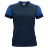 T-shirt femme prime bi-colore ECO-RESPONSABLE | Sanipod