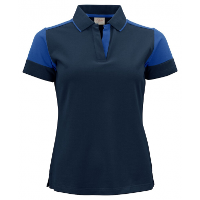 Polo femme prime bi-colore ECO-RESPONSABLE | Sanipod