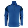 Sweat 1/2 zip prime bicolore ECO-RESPONSABLE | Sanipod