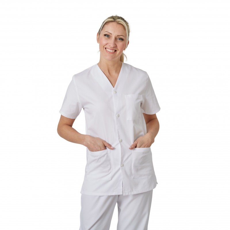 Blouse à pressions mixte | Sanipod