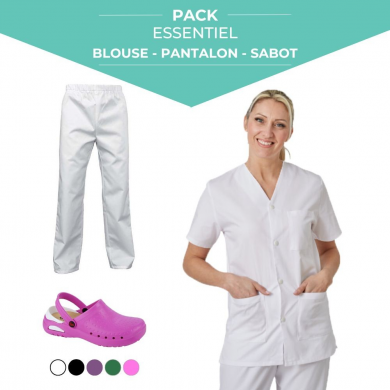 Kit infirmier pantalon, blouse et basket | Sanipod