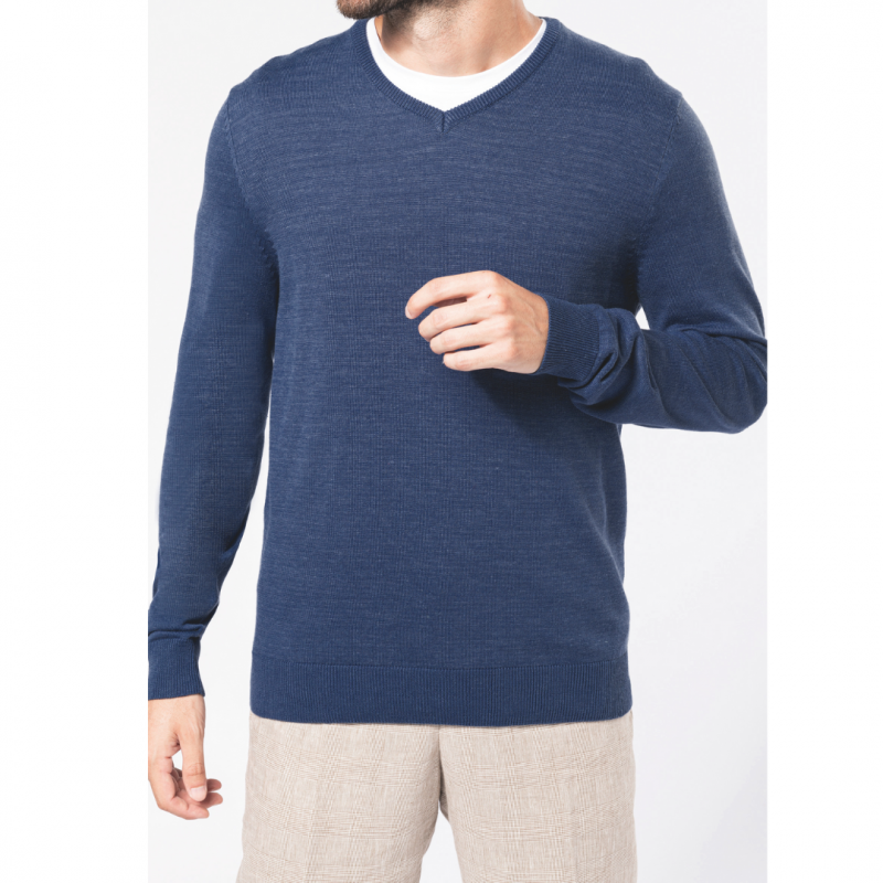 Pull col V homme | Sanipod