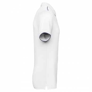 Polo contrasté ambulancier homme | Sanipod