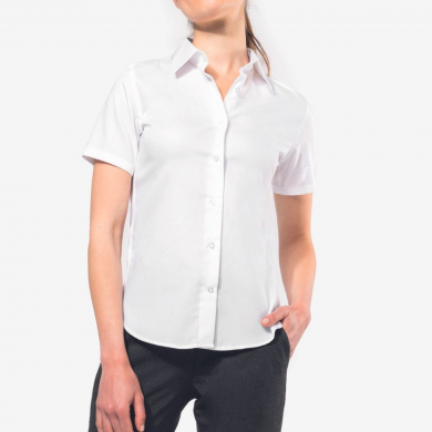 Chemise femme manches courtes sans repassage ambulancier | Sanipod
