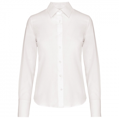Chemise femme manches longues sans repassage ambulancier | Sanipod