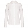Chemise femme manches longues sans repassage ambulancier | Sanipod