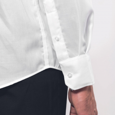 Chemise manches longues sans repassage ambulancier | Sanipod