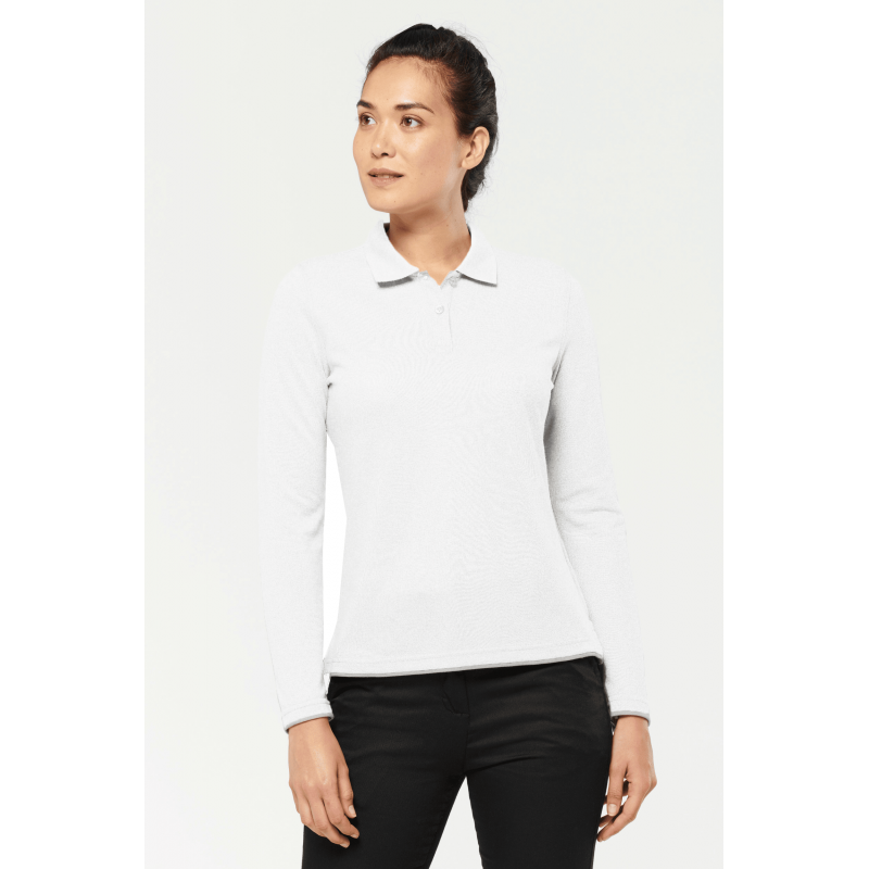 Polo antibactérien femme ambulancier | Sanipod
