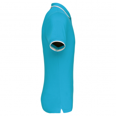 Polo contrasté ambulancier homme| Sanipod