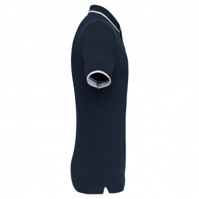 Polo contrasté ambulancier homme| Sanipod