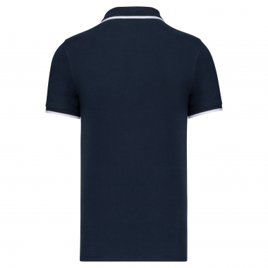 Polo contrasté ambulancier homme| Sanipod