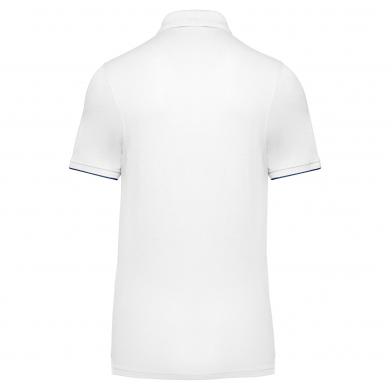 Polo contrasté ambulancier homme | Sanipod