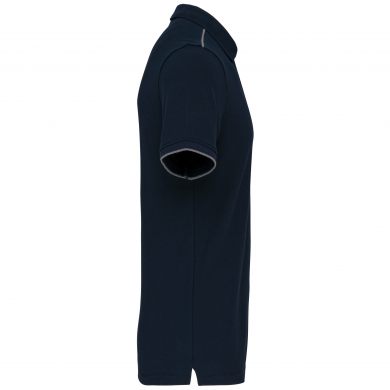 Polo contrasté ambulancier homme | Sanipod