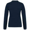 Polo piqué manches longues - femme | Sanipod