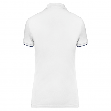 Polo femme contrasté ambulancier | Sanipod