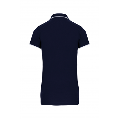 Polo femme contrasté ambulancier | Sanipod