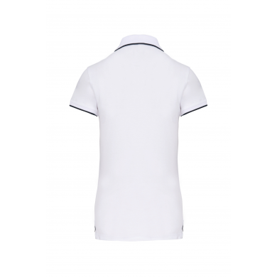 Polo femme contrasté ambulancier | Sanipod