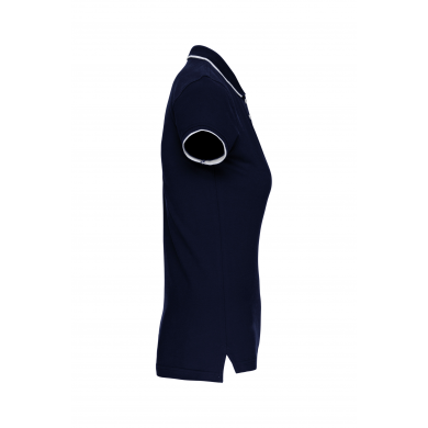 Polo femme contrasté ambulancier | Sanipod