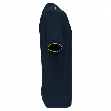 Tee shirt liserés jaunes ambulancier | Sanipod