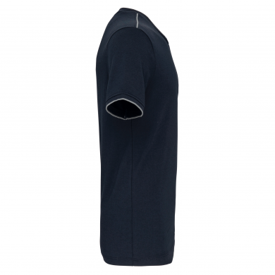 Tee shirt liserés jaunes ambulancier | Sanipod