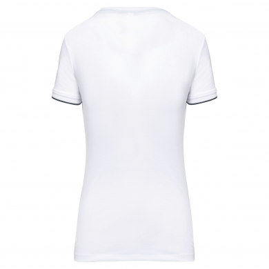 T-shirt liserés contrastés ambulancier femme | Sanipod