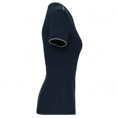 T-shirt liserés contrastés ambulancier femme | Sanipod