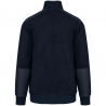 Polaire éco-responsable à col zippée mixte | Sanipod