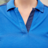 Polo femme prime bi-colore ECO-RESPONSABLE | Sanipod