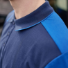 Polo homme prime bi-colore ECO-RESPONSABLE | Sanipod