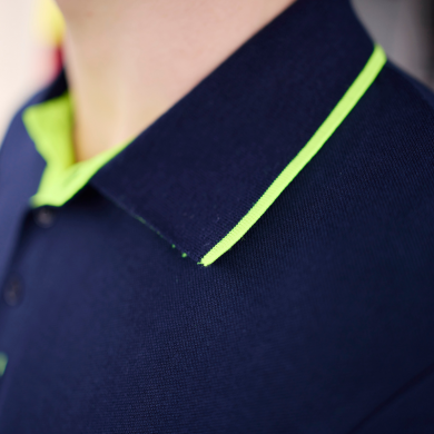 Polo bicolore MC - homme | Sanipod