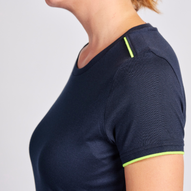 T-shirt liserés contrastés ambulancier femme | Sanipod