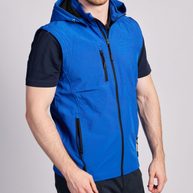 Softshell à capuche amovible - mixte | Sanipod