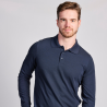 Polo piqué manches longues - homme | Sanipod