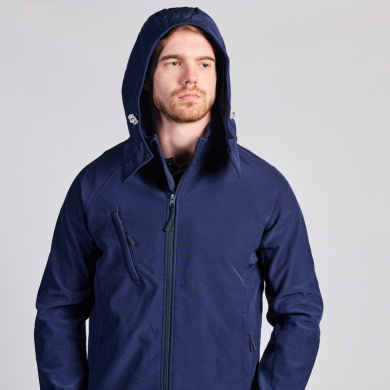 Softshell à capuche amovible - homme | Sanipod