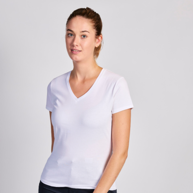 T-shirt col V femme ambulancier | Sanipod